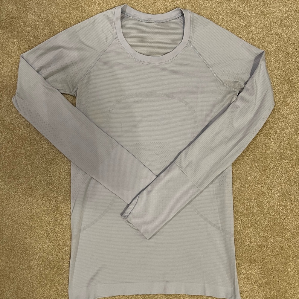 Light Periwinkle Long Sleeve Top